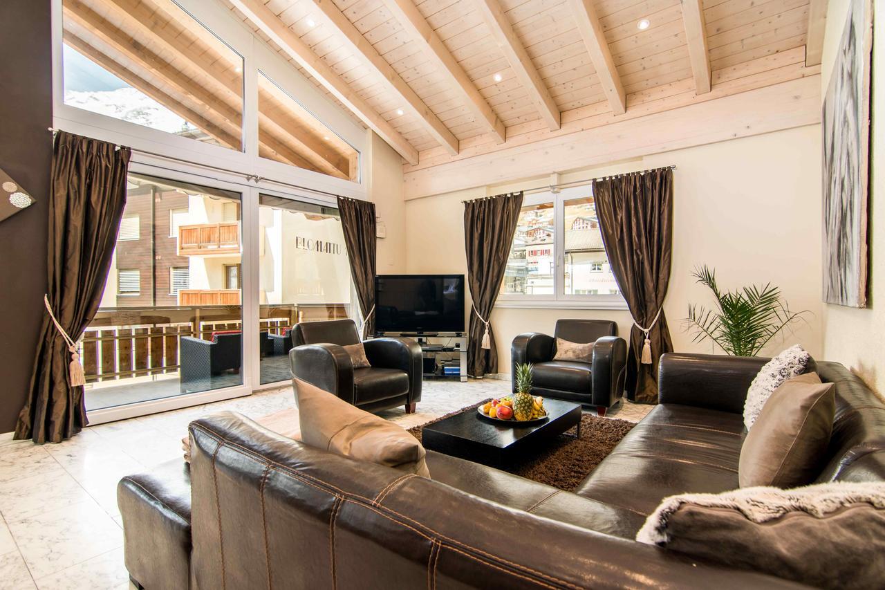 Chalet Sunshine Saas Fee Exterior foto